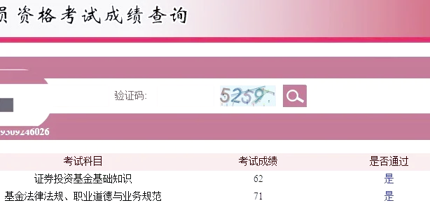 基金从业成绩查询入口(基金从业资格考试成绩查询入口官网)